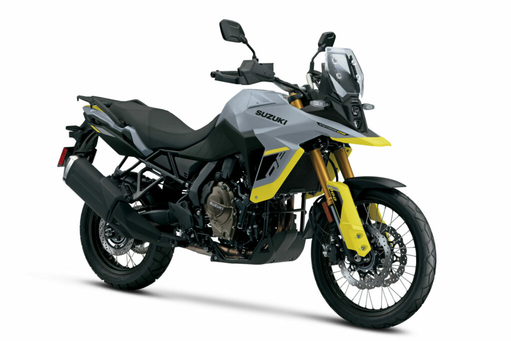 Suzuki's all-new 2023 V-STROM 800DE adventure bike. Photo courtesy Suzuki Motor USA, LLC.