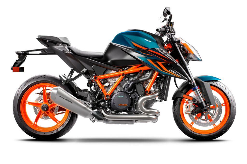 A 2023 KTM 1290 Super Duke R EVO. Photo courtesy KTM North America.