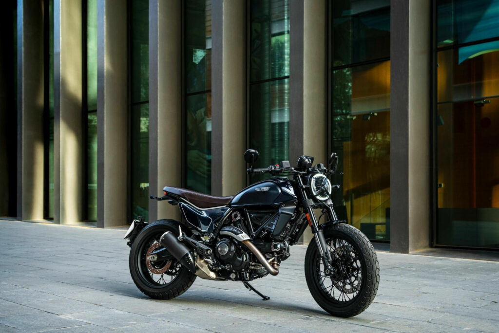 A 2023-model Ducati Scrambler Nightshift. Photo courtesy Ducati.