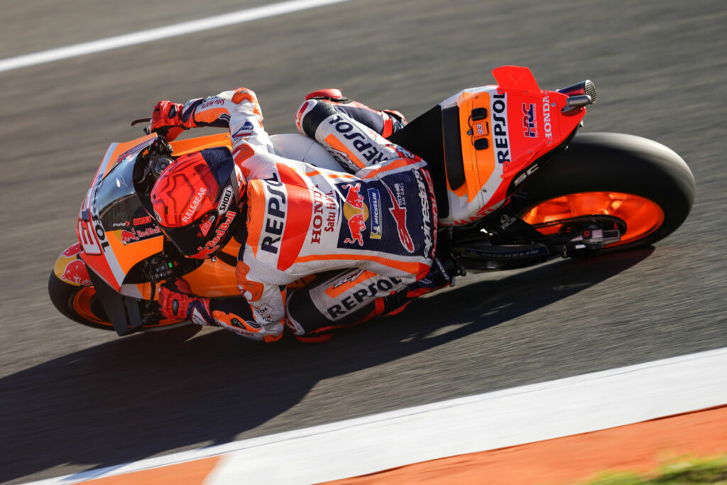 Marc Marquez (93). Photo courtesy Repsol Honda.