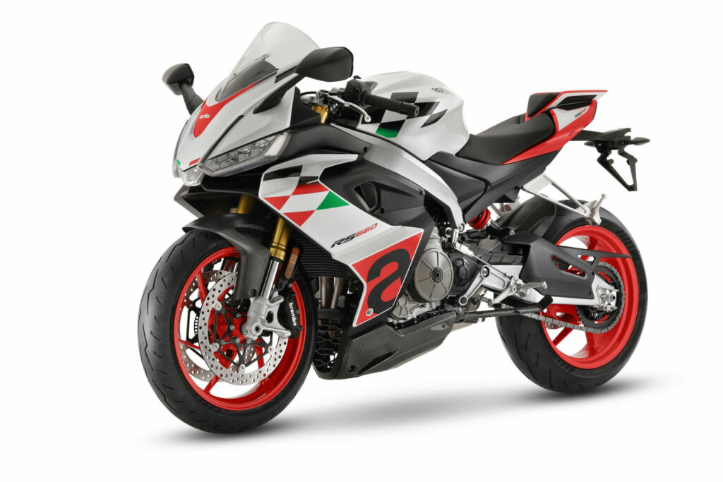 A 2023-model Aprilia RS 660 Extrema. Photo courtesy Aprilia.