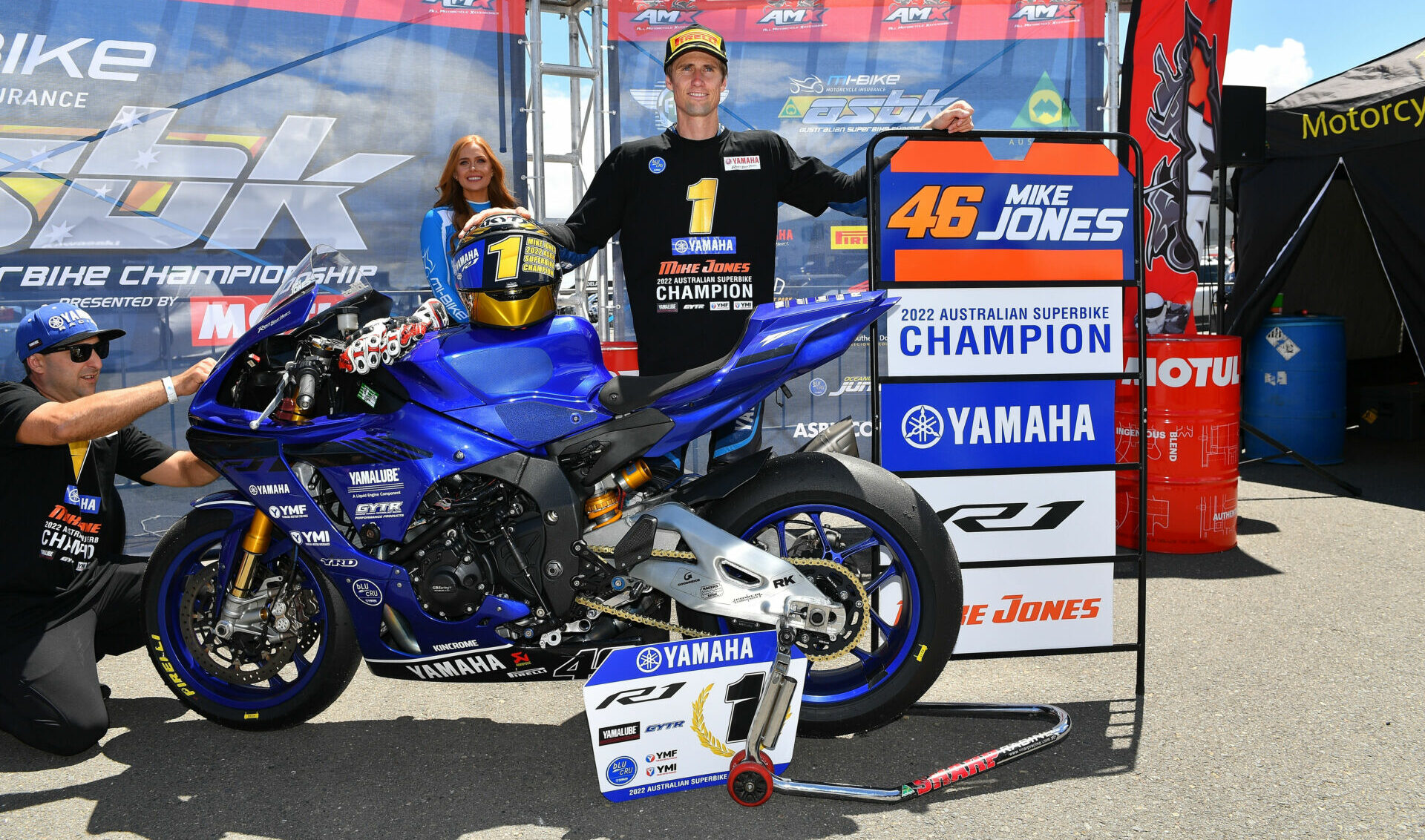 2022 Australian Superbike Champion Mike Jones. Photo courtesy ASBK.