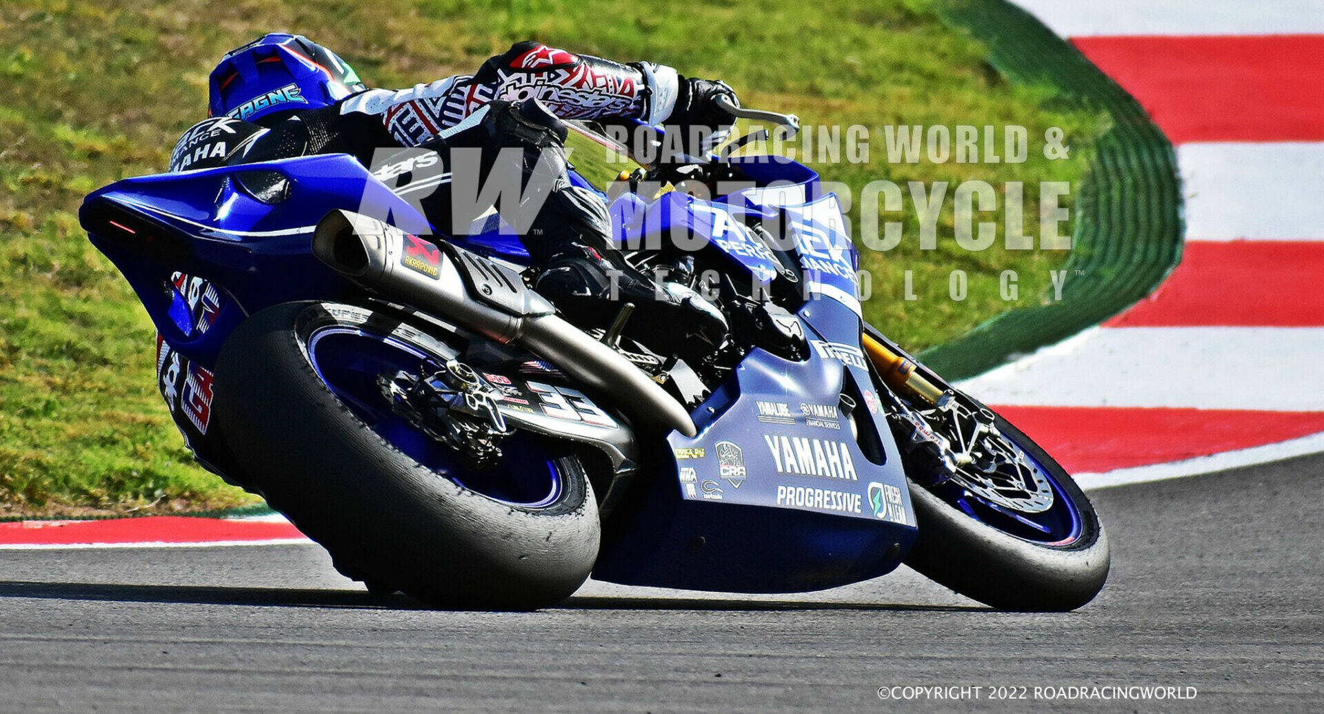 Running at the front in World Superbike requires track knowledge. On Friday, Jake Gagne was re-learning a track he had last raced on in 2018. Photo by Michael Gougis.