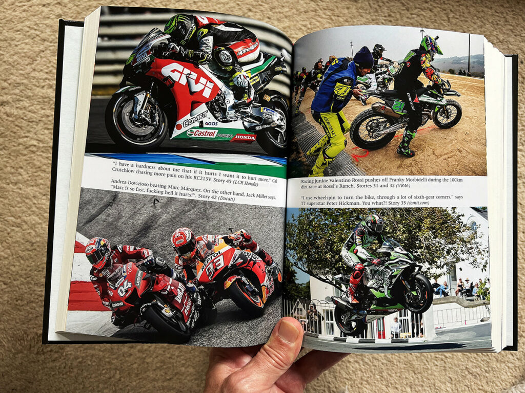 WINNERS SINNERS GRINNERS also features 16 glossy color pages of photos. Photo courtesy Mat Oxley.