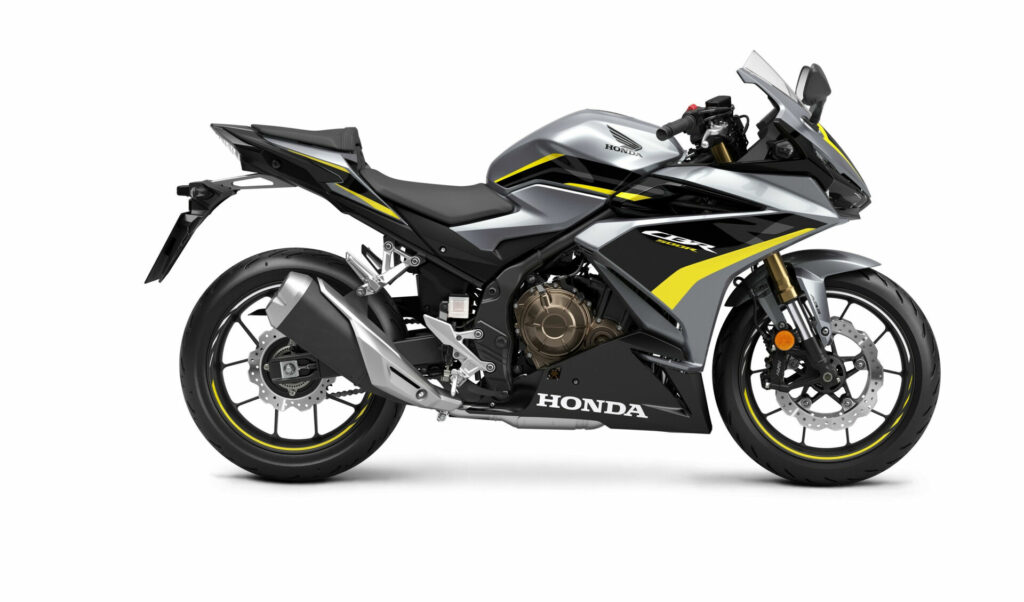 A 2023 Honda CBR500R. Photo courtesy American Honda.