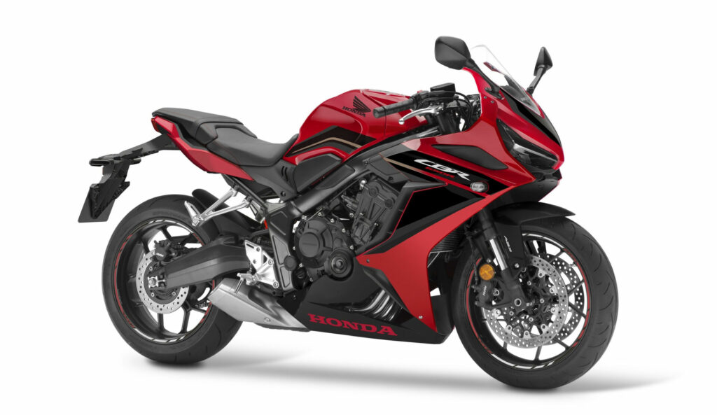 A 2023 Honda CBR650R. Photo courtesy American Honda.