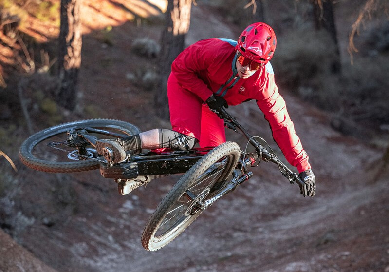 A GASGAS Light Trail 3.0 electric mountain bike in action. Photo courtesy GASGAS.