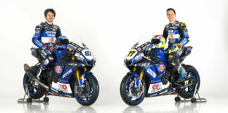 GYTR GRT Yamaha WorldSBK Team's Remy Gardner (left) and Dominique Aegerter (right). Photo courtesy GYTR GRT Yamaha.