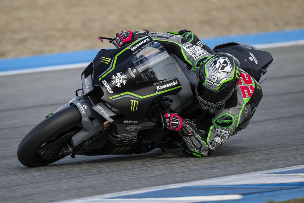 Alex Lowes (22). Photo courtesy Kawasaki.