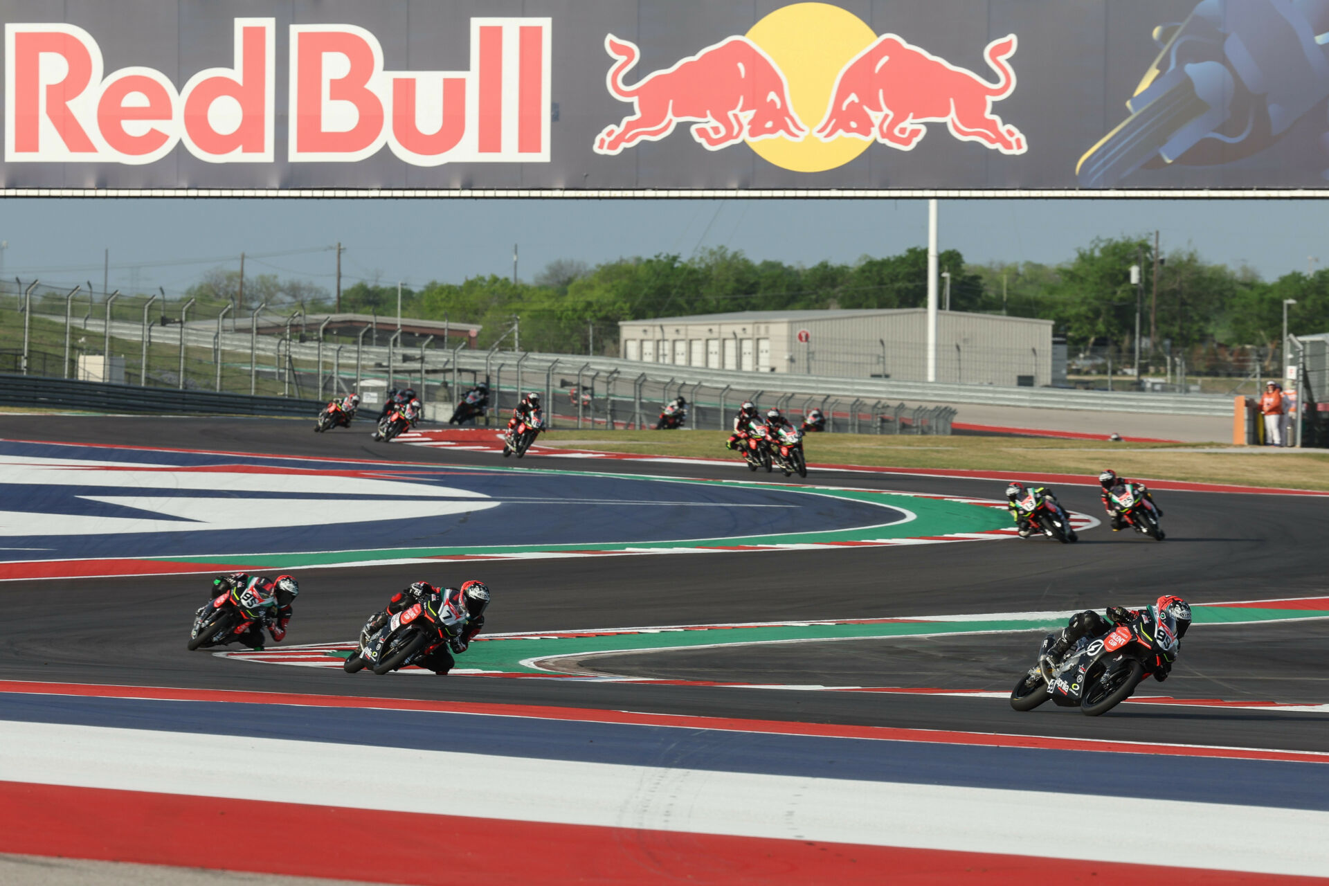 Action from a North America Talent Cup (NATC) race at Circuit of The Americas in 2022. Photo by Brian J. Nelson, courtesy NATC.