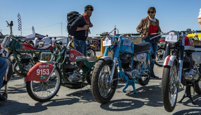_DSC2305 A scene from the 2022 AHRMA Classic MotoFest of Monterey. Photo by Kevin McIntosh, courtesy AHRMA.