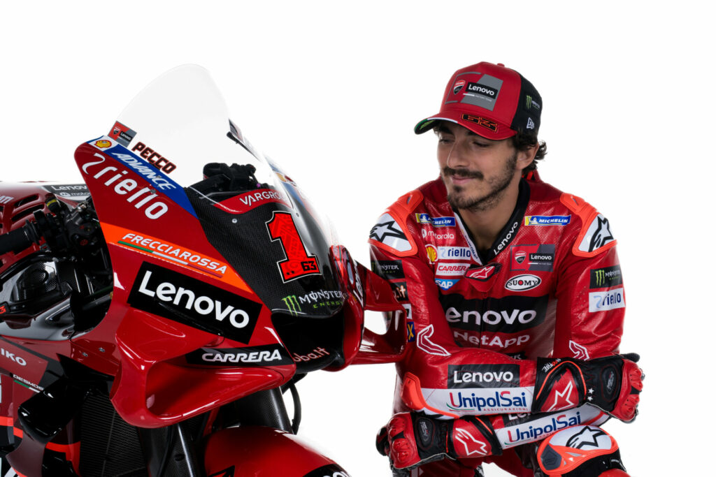 Francesco "Pecco" Bagnaia. Photo courtesy Ducati.