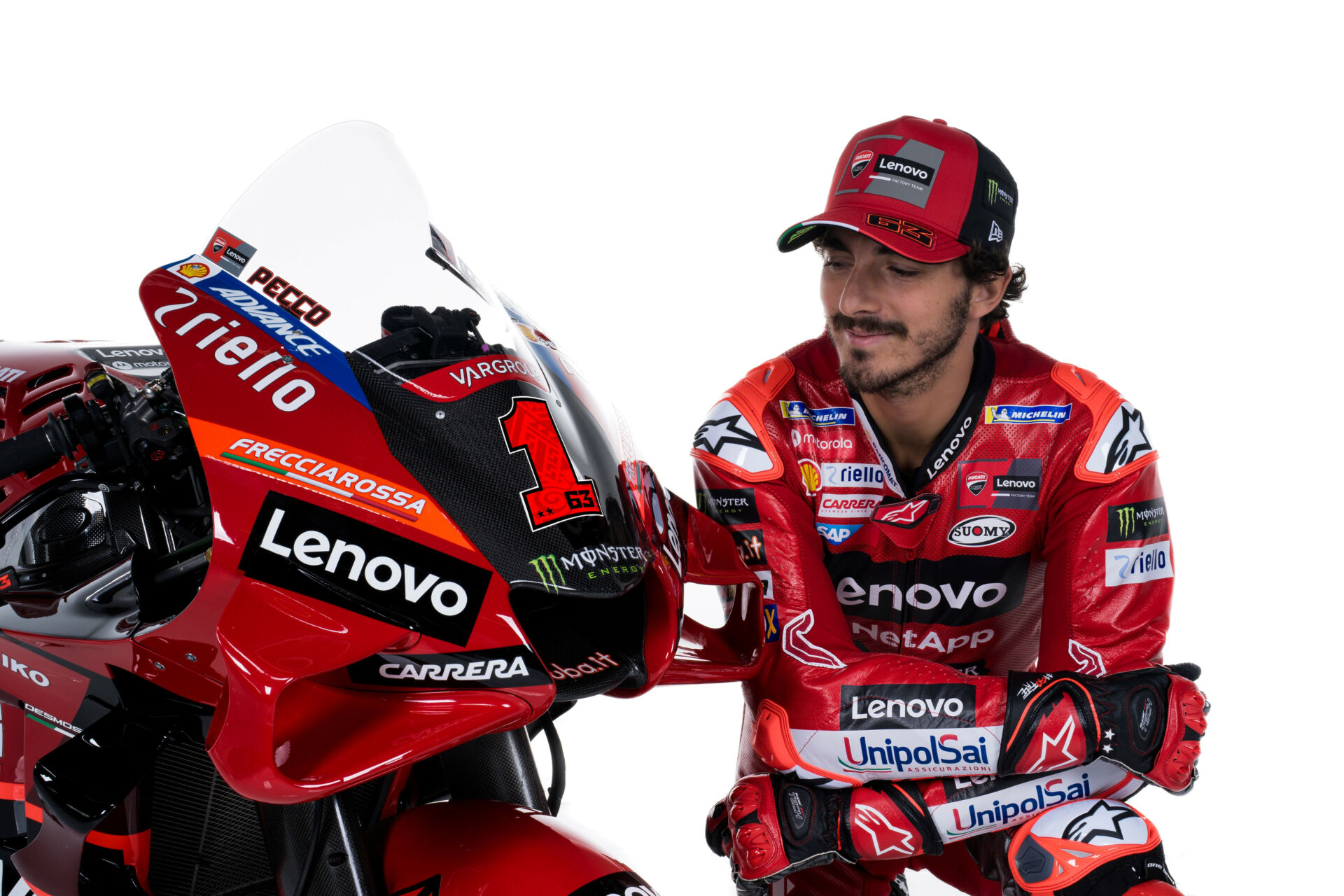 バニャイア サイン入りニースライダー PECCO BAGNAIA MotoGP Pecco Bagnaia 2022 Chain Piece of a Champion - Autographed
