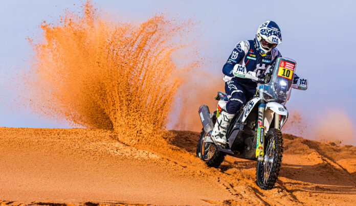 Skyler Howes - Husqvarna Factory Racing - 2023 Dakar Rally American Skyler Howes (10). Photo courtesy Husqvarna Factory Racing.
