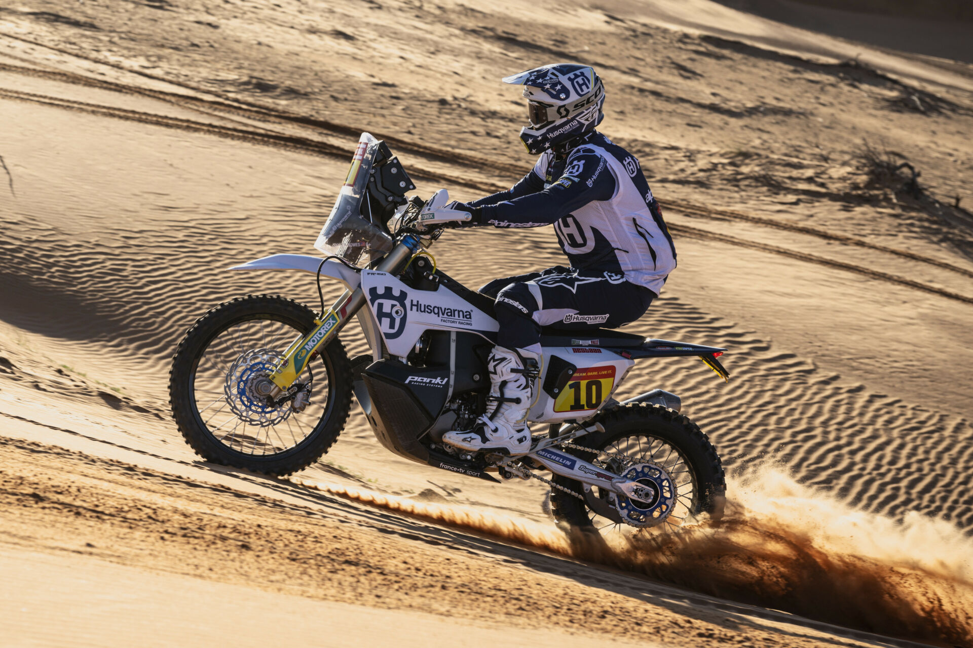 Skyler Howes (10). Photo courtesy Husqvarna Factory Racing.