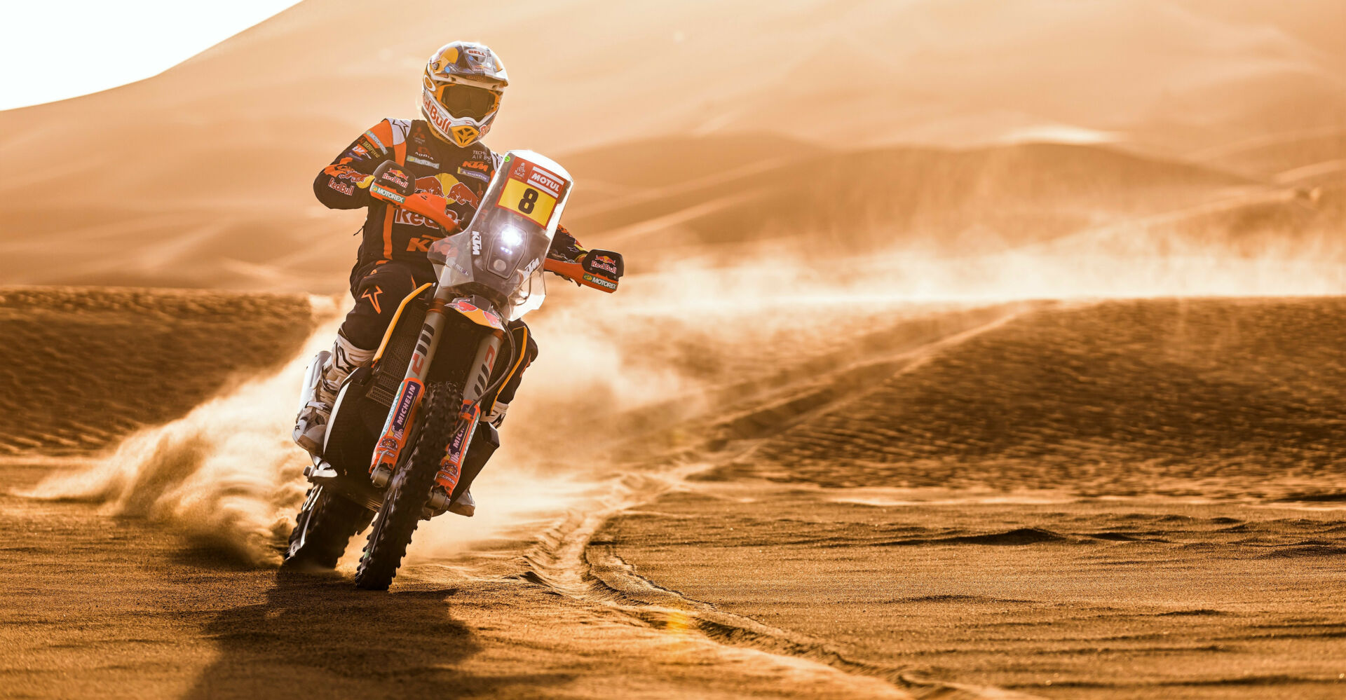 Toby Price (8). Photo courtesy KTM Factory Racing.