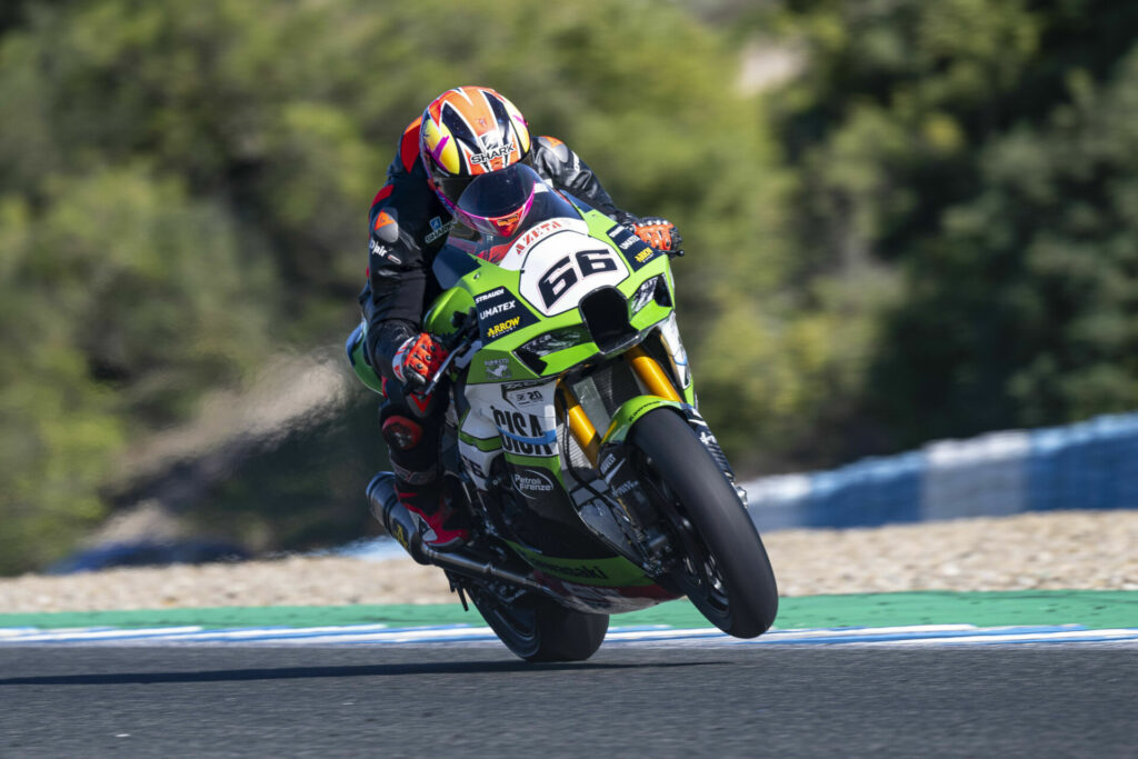 Tom Sykes (66). Photo courtesy Kawasaki.