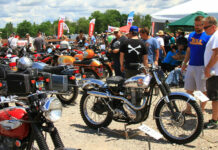 A scene from the Motorcycle Show at AMA Vintage Motorcycle Days 2022 at Mid-Ohio. Photo courtesy AMA.