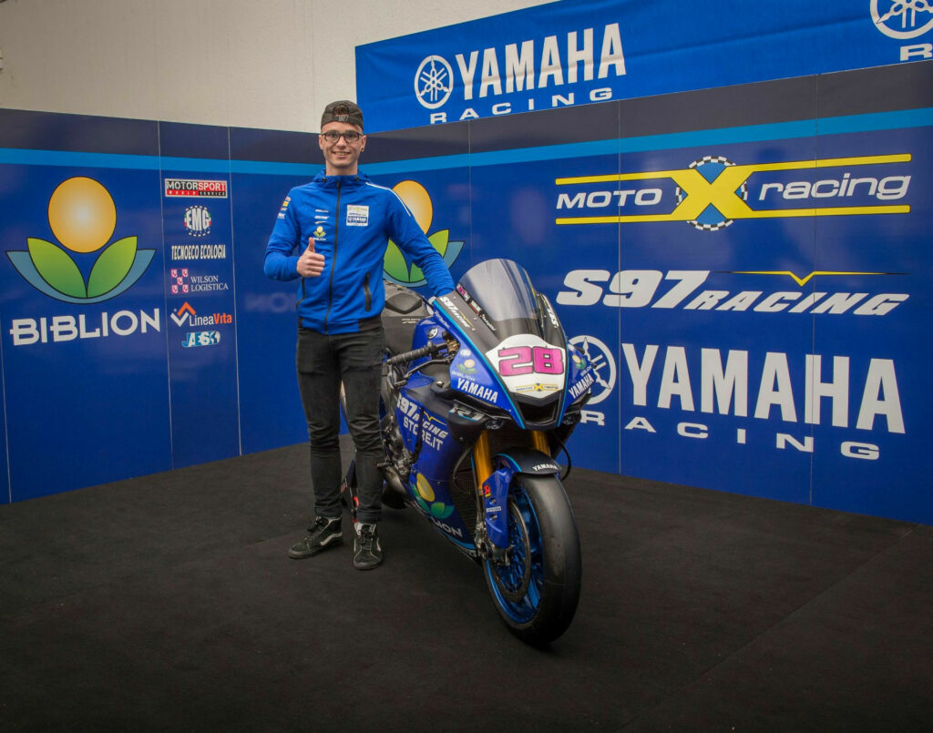 Bradley Ray, the 2022 British Superbike Champion. Photo courtesy Yamaha.