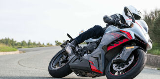 Pirelli's new Diablo SuperCorsa SP V4 tires in action. Photo courtesy Pirelli.