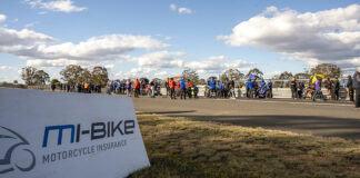 mi-bike Motorcycle Insurance is continuing as the title sponsor of the Australian Superbike Championship in 2023. Photo courtesy ASBK.