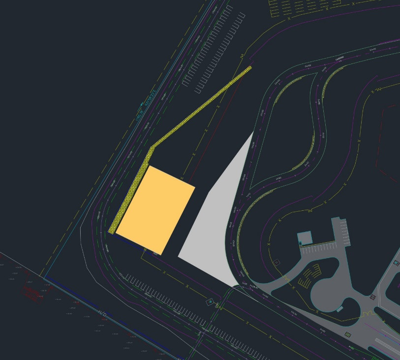 The plan for Thunderbolt Raceway's Turn One. Image courtesy New Jersey Motorsports Park.