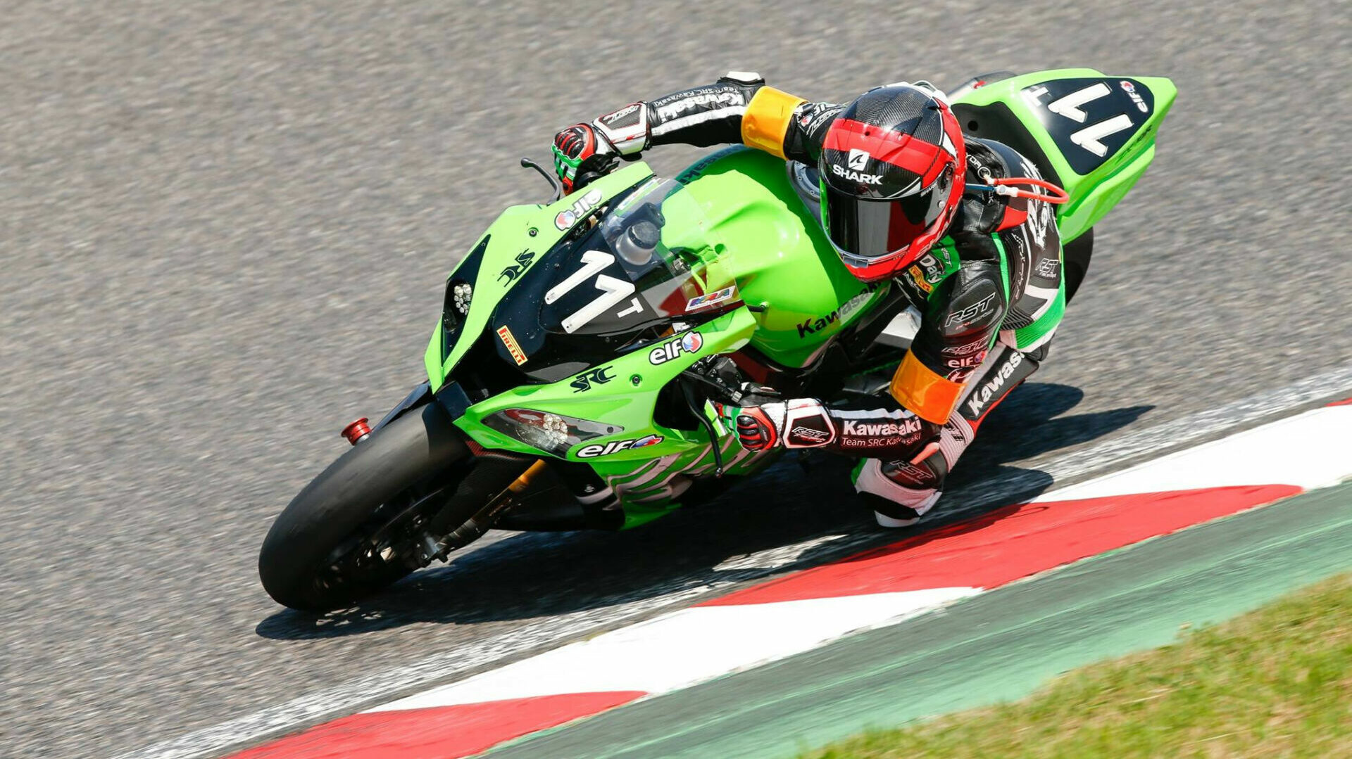 Matthieu Lagrive (11), as seen in 2016 when he co-rode the SRC Kawasaki to the Le Mans 24-Hour race victory. Photo courtesy SRC Kawasaki.