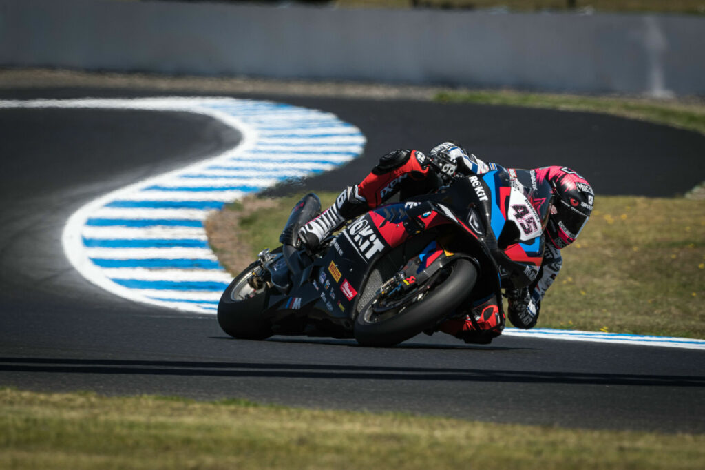 Scott Redding (45). Photo courtesy BMW Motorrad Motorsport.