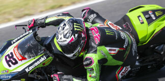 Alex Lowes (22). Photo courtesy Kawasaki.