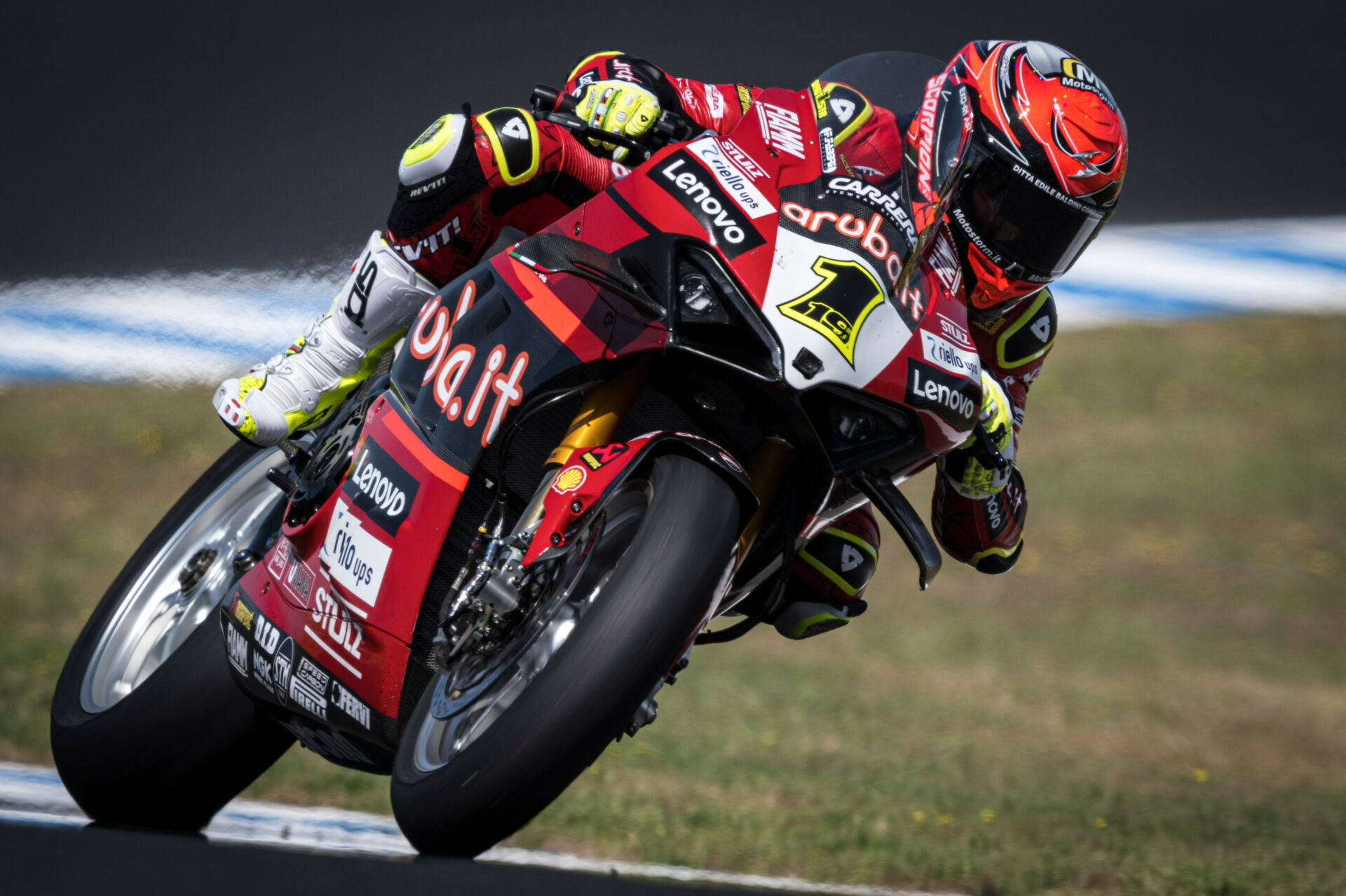 Alvaro Bautista (1). Photo courtesy Ducati.