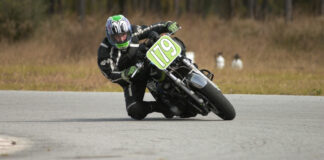 Arthur Kowitz (179) in action. Photo by Superbike Photography, courtesy AHRMA.