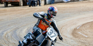 Bronson Bauman (37) as seen during practice for the Castle Rock TT in 2022. Photo by Tim Lester, courtesy AFT.