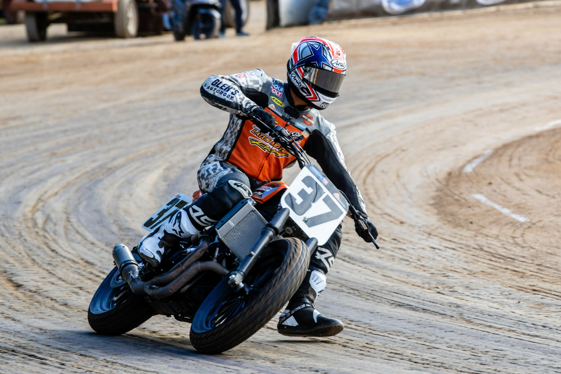 Bronson Bauman (37) as seen during practice for the Castle Rock TT in 2022. Photo by Tim Lester, courtesy AFT.