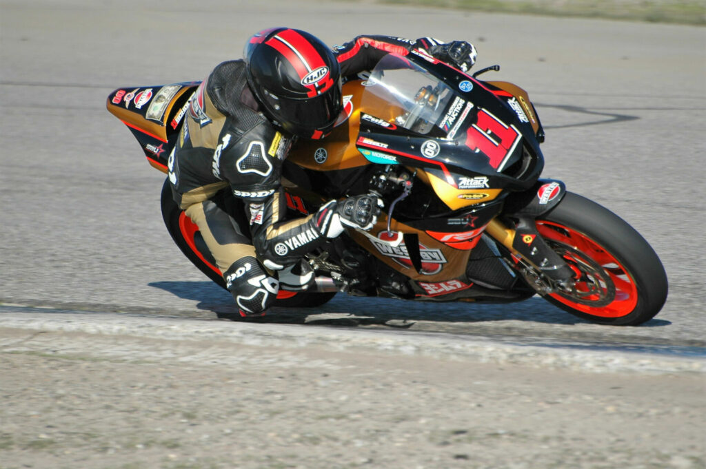 Matthew Scholtz (11) was testing new engine management software at Buttonwillow. Photo by David Swarts.