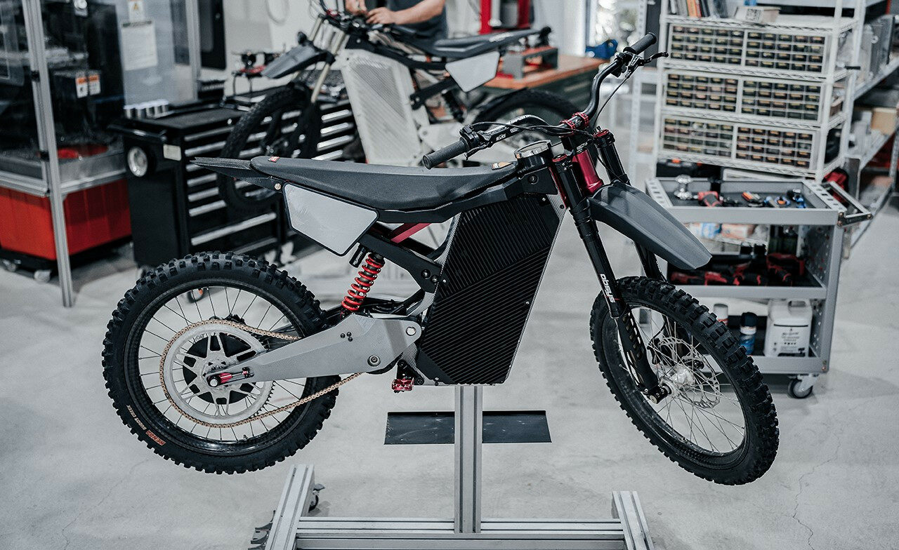 A Graft EO.12 electric off-road bike. Photo courtesy Graft.