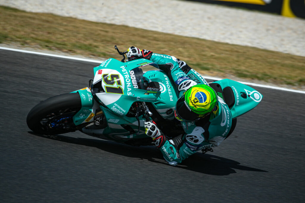 Eric Granado (51). Photo courtesy PETRONAS MIE Honda Racing Team.