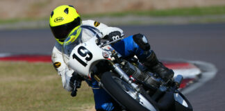 Christopher Spargo (19). Photo by etechphoto.com, courtesy AHRMA.