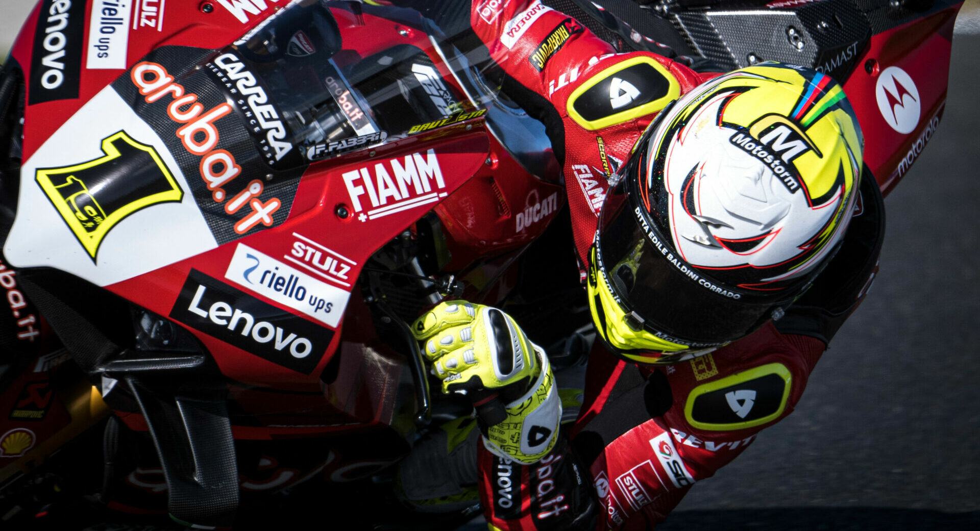 Alvaro Bautista (1). Photo courtesy Ducati.