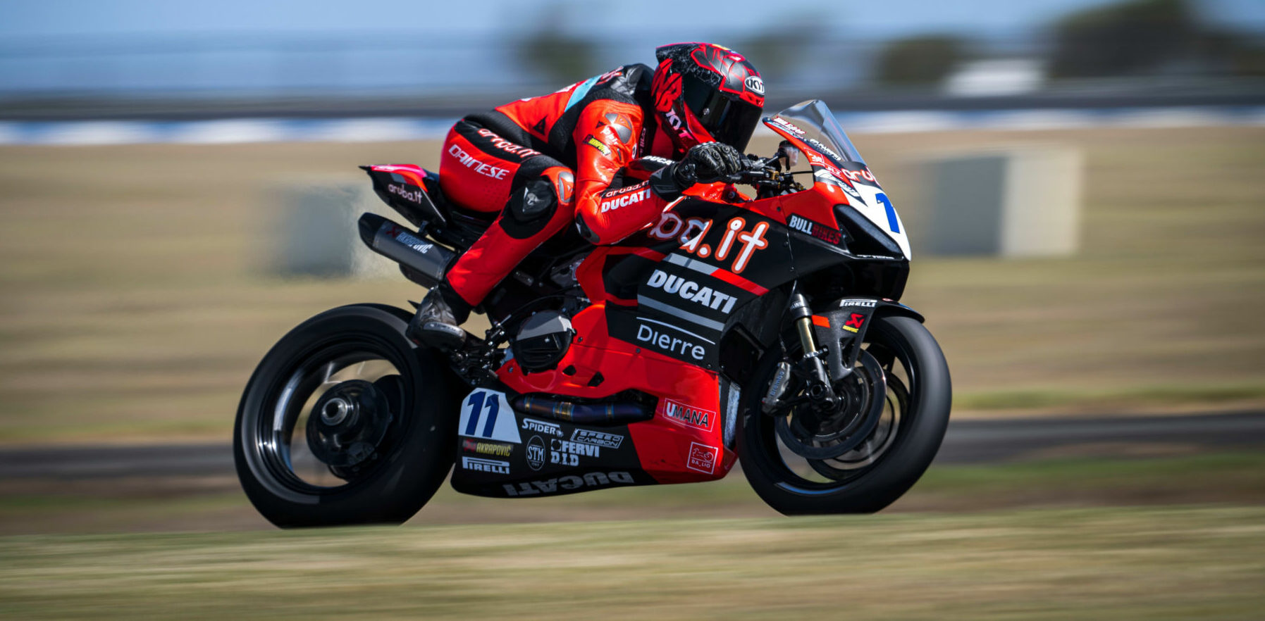 Nicolo Bulega (11). Photo courtesy Ducati. Nicolo Bulega (11). Photo courtesy Ducati.