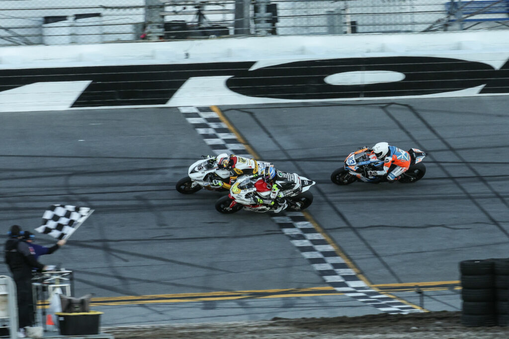 Daytona 200: Pirelli Sponsoring Event And Paasch, Petersen, & Morais