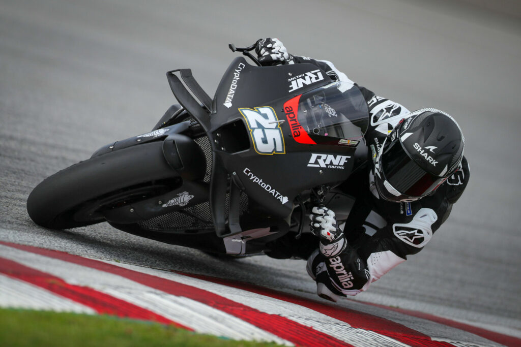 Raul Fernandez (25). Photo courtesy RNF MotoGP Team.