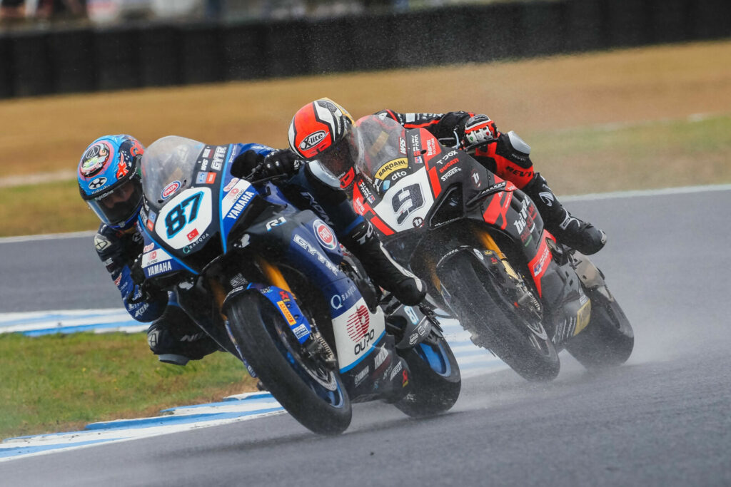 Remy Gardner (87) and Danilo Petrucci (9). Photo courtesy Dorna.