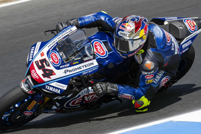 Toprak Razgatlioglu (54). Photo courtesy Yamaha. Toprak Razgatlioglu (54). Photo courtesy Yamaha.