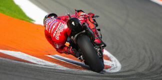 Francesco Bagnaia, as seen during testing at Valencia in November 2022. Photo courtesy Dorna.