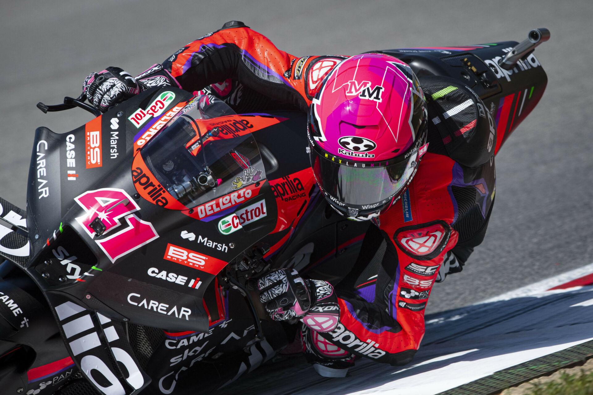 Aleix Espargaro (41). Photo courtesy Aprilia.