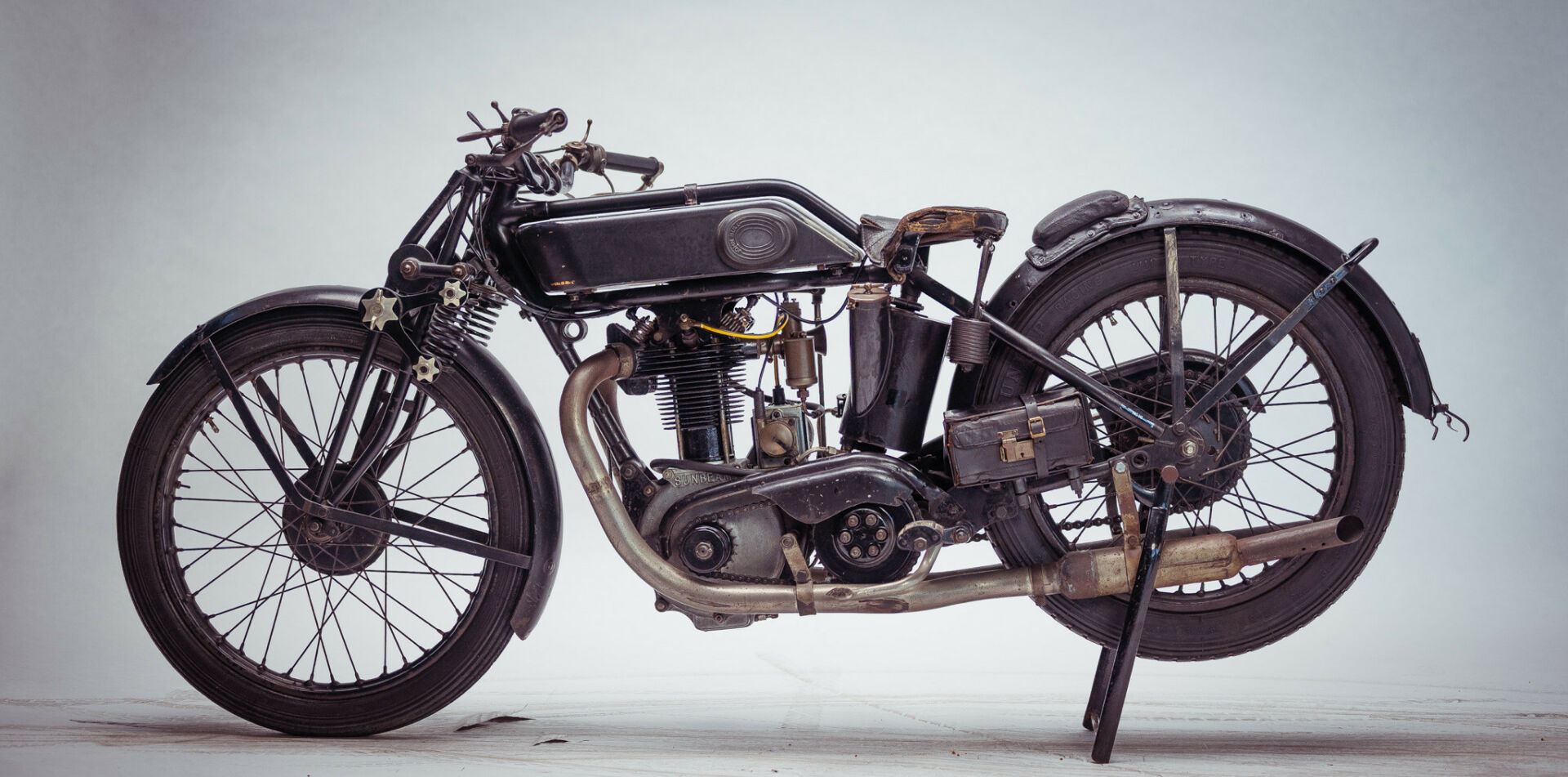 A 1928 Sunbeam Model 80 TT. Photo courtesy Barber Vintage Motorsports Museum and Petersen Automotive Museum.