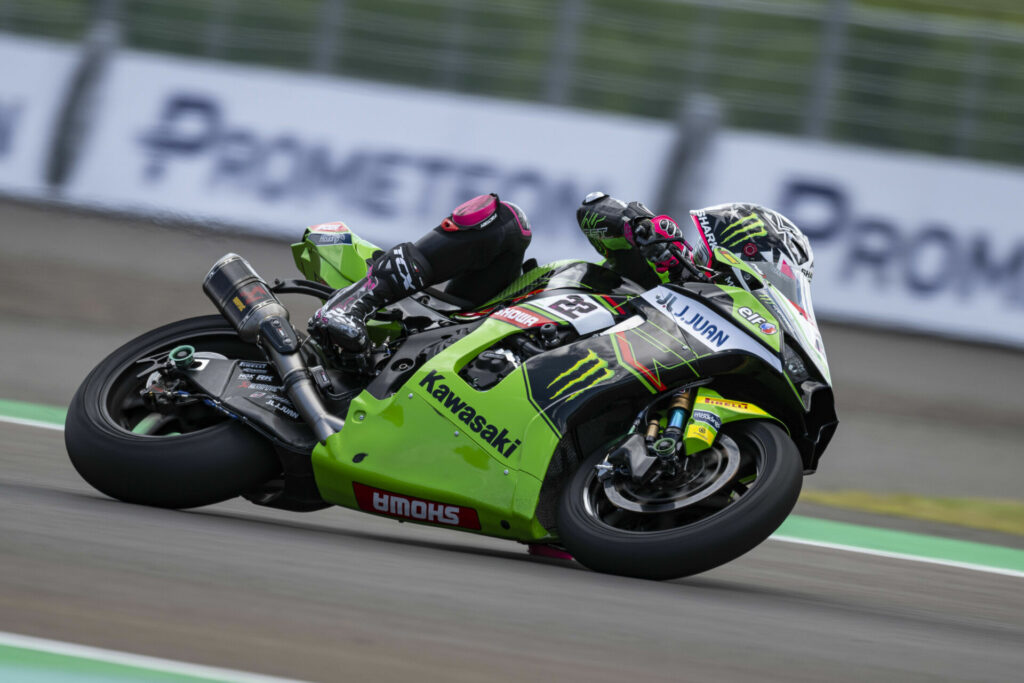 Alex Lowes (22). Photo courtesy Kawasaki.