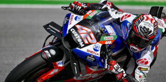 Alex Rins (42). Photo courtesy LCR Honda.