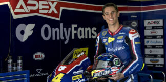 American Racing Team Moto2 World Championship rider Sean Dylan Kelly. Photo courtesy American Racing Team.