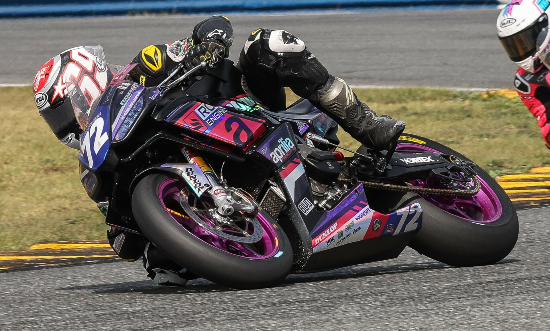 Ben Gloddy (72), before things went bad in Twins Cup Race One at Daytona. Photo by Brian J. Nelson.